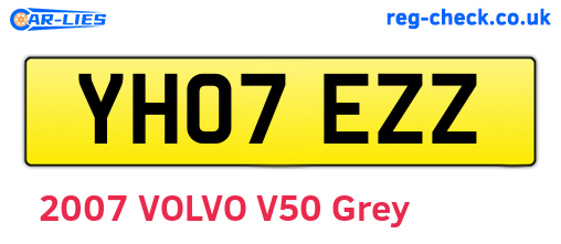 YH07EZZ are the vehicle registration plates.