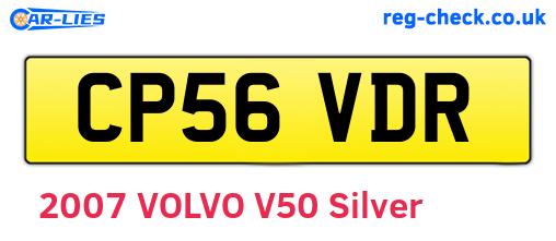 CP56VDR are the vehicle registration plates.