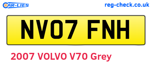 NV07FNH are the vehicle registration plates.