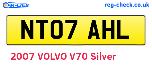 NT07AHL are the vehicle registration plates.