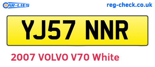 YJ57NNR are the vehicle registration plates.