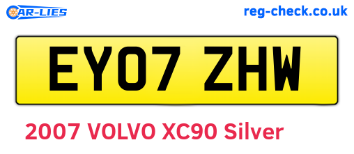 EY07ZHW are the vehicle registration plates.