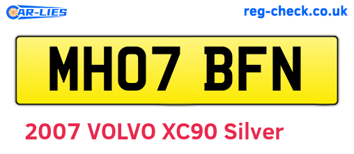 MH07BFN are the vehicle registration plates.