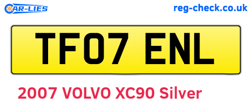 TF07ENL are the vehicle registration plates.