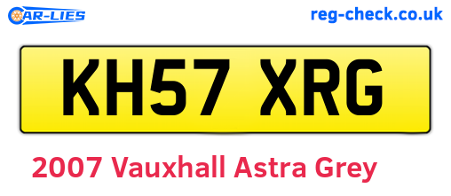 Grey 2007 Vauxhall Astra (KH57XRG)