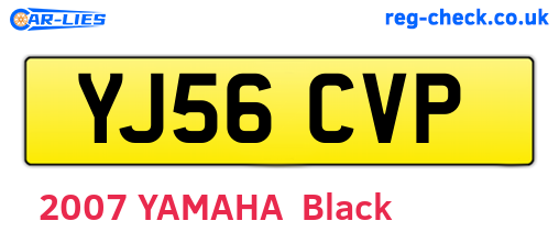 YJ56CVP are the vehicle registration plates.