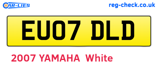 EU07DLD are the vehicle registration plates.