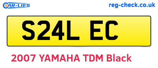 S24LEC are the vehicle registration plates.