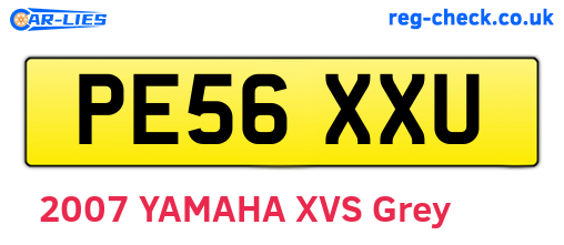 PE56XXU are the vehicle registration plates.