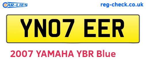 YN07EER are the vehicle registration plates.