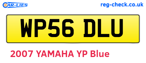 WP56DLU are the vehicle registration plates.