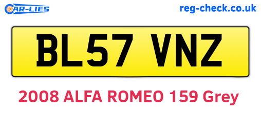 BL57VNZ are the vehicle registration plates.