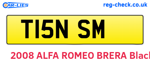 T15NSM are the vehicle registration plates.