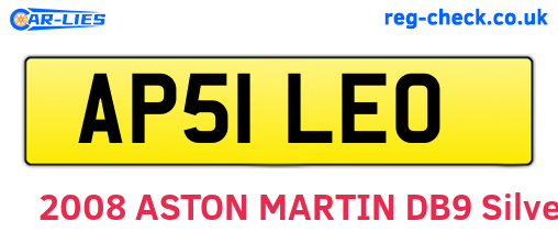 AP51LEO are the vehicle registration plates.