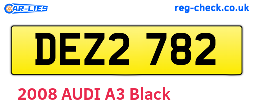 DEZ2782 are the vehicle registration plates.