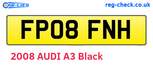FP08FNH are the vehicle registration plates.