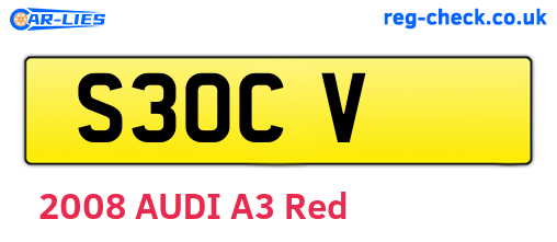 S3OCV are the vehicle registration plates.