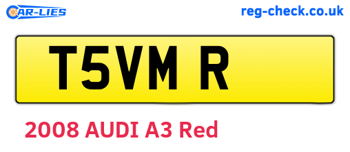 T5VMR are the vehicle registration plates.