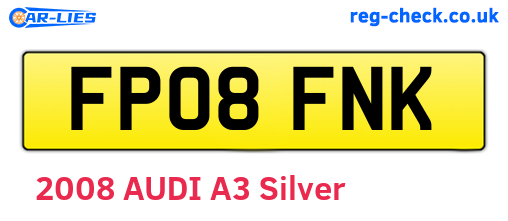FP08FNK are the vehicle registration plates.