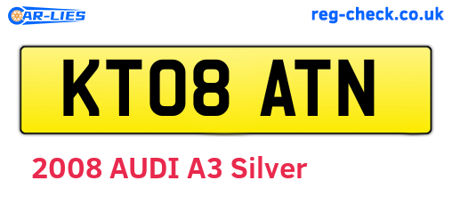 KT08ATN are the vehicle registration plates.