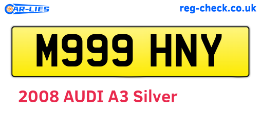 M999HNY are the vehicle registration plates.