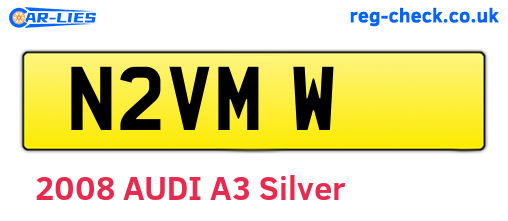 N2VMW are the vehicle registration plates.