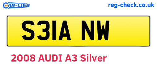 S31ANW are the vehicle registration plates.