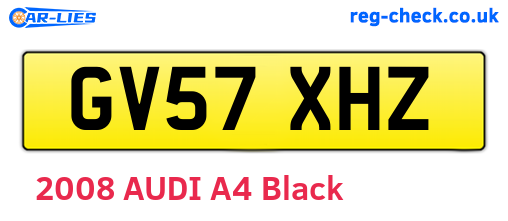 GV57XHZ are the vehicle registration plates.
