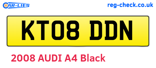 KT08DDN are the vehicle registration plates.