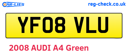 YF08VLU are the vehicle registration plates.