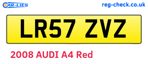 LR57ZVZ are the vehicle registration plates.