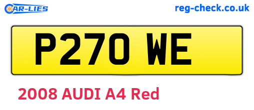 P27OWE are the vehicle registration plates.