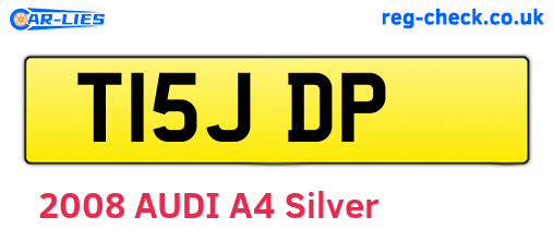 T15JDP are the vehicle registration plates.