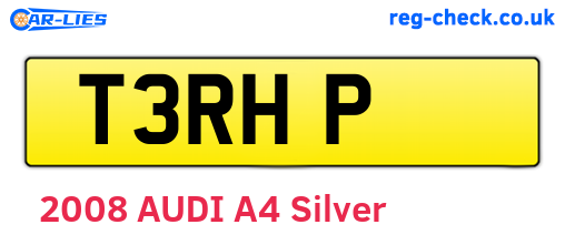 T3RHP are the vehicle registration plates.