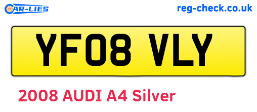 YF08VLY are the vehicle registration plates.