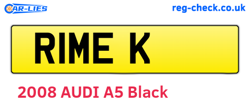 R1MEK are the vehicle registration plates.