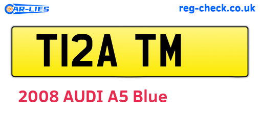 T12ATM are the vehicle registration plates.