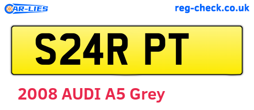 S24RPT are the vehicle registration plates.