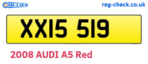 XXI5519 are the vehicle registration plates.