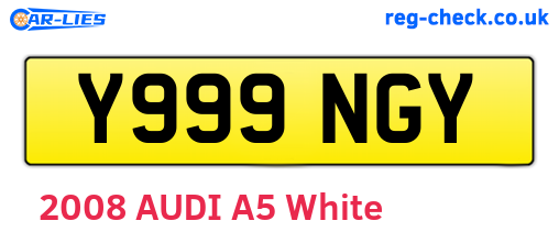 Y999NGY are the vehicle registration plates.