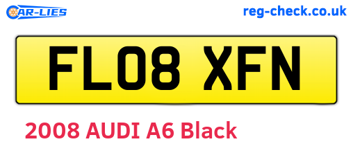 FL08XFN are the vehicle registration plates.
