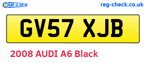 GV57XJB are the vehicle registration plates.