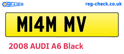 M14MMV are the vehicle registration plates.