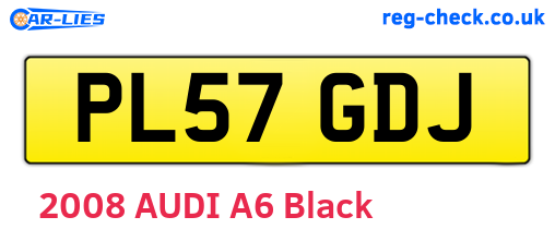 PL57GDJ are the vehicle registration plates.