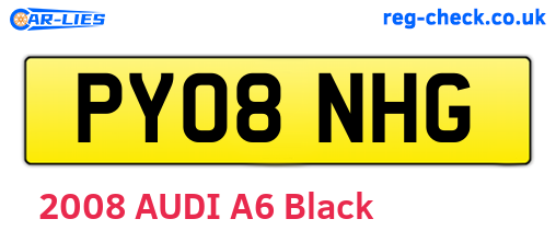 PY08NHG are the vehicle registration plates.