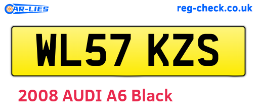 WL57KZS are the vehicle registration plates.
