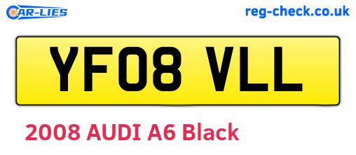 YF08VLL are the vehicle registration plates.