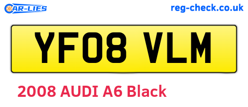 YF08VLM are the vehicle registration plates.