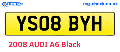 YS08BYH are the vehicle registration plates.