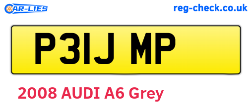 P31JMP are the vehicle registration plates.